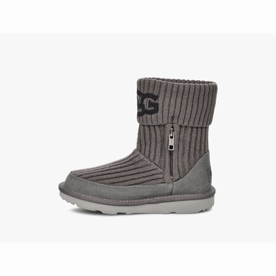 Botas UGG Knit Criança Cinzentas Escuro | PT-USJKV